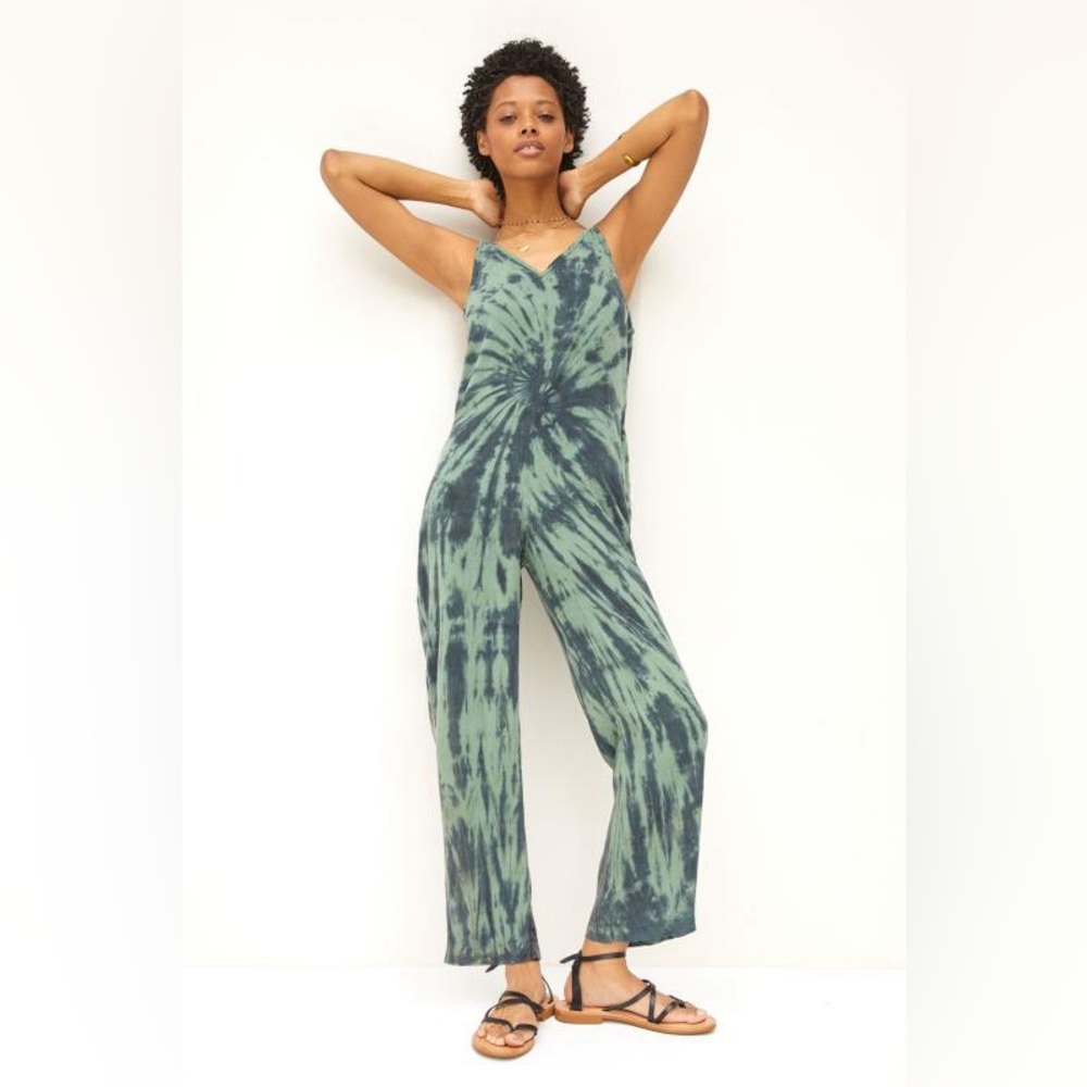 Anthro Cloth & Stone tie dye jumpsuit